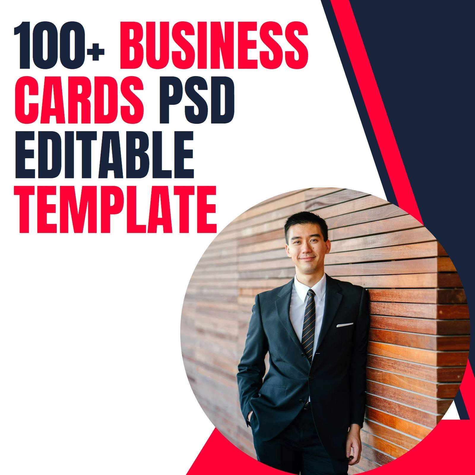 100-1.jpg 100+ Business Cards PSD Editable Template - Image 1