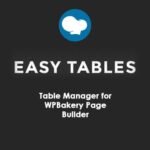 Easy Tables - Table Manager for WPBakery Page Builder