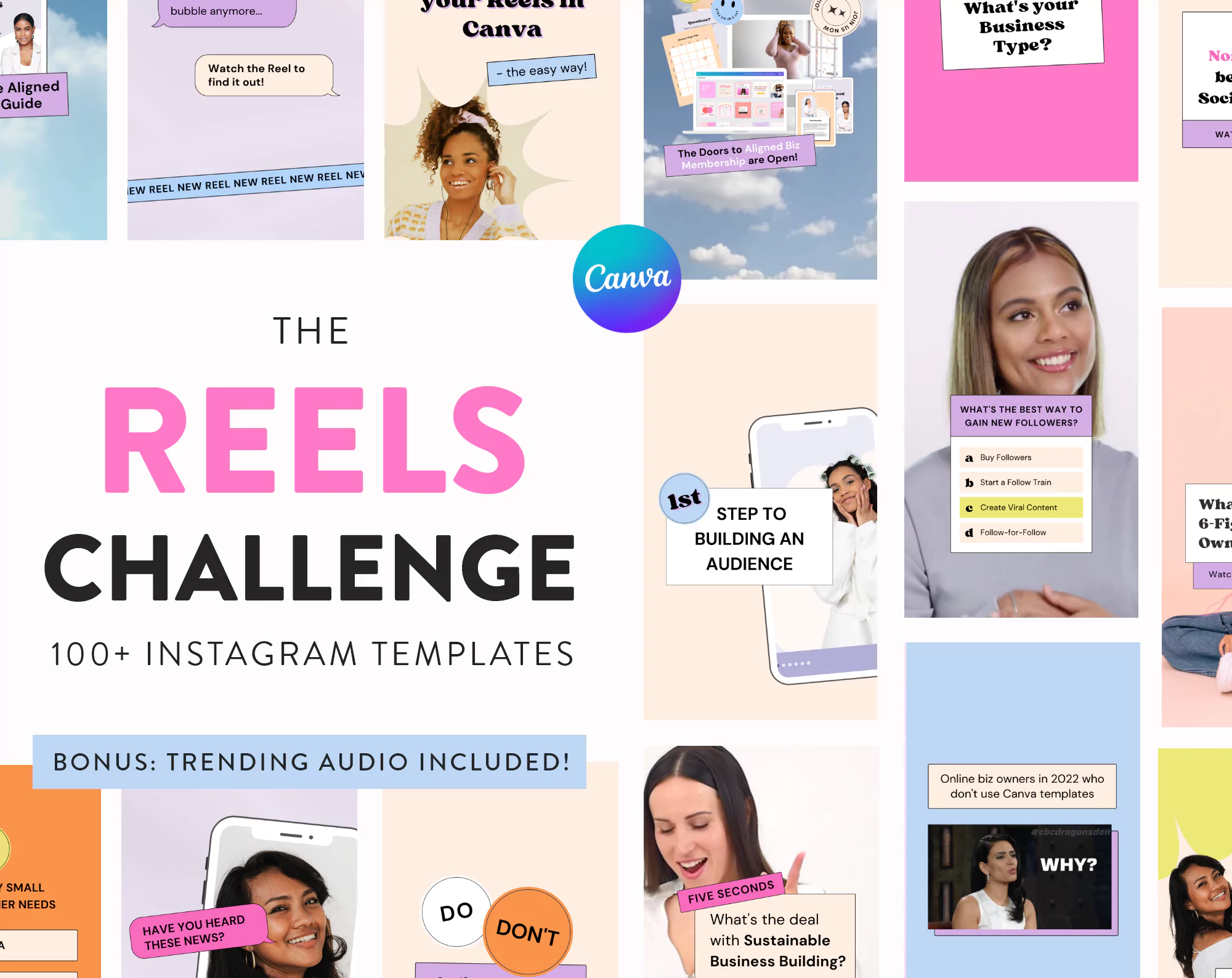 Instagram-reels-challenge-templates-for-canva-1.webp Reels & TikTok Video Templates Bundle for Canva - Image 1