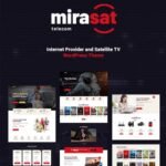 Mirasat - Internet Provider and Satellite TV WordPress Theme