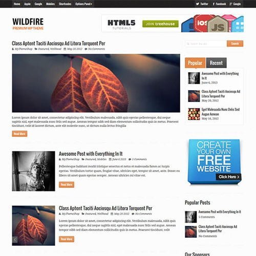 MyThemeShop-Wildfire-WordPress-Theme.jpg MyThemeShop Wildfire WordPress Theme - Image 1
