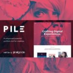 PILE - An Uncoventional WordPress Portfolio Theme
