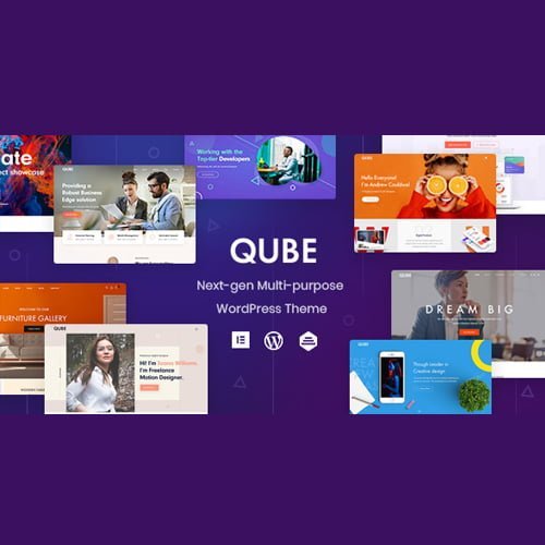 Qube-Responsive-Multi-Purpose-Theme.jpg Qube - Responsive Multi-Purpose Theme - Image 1