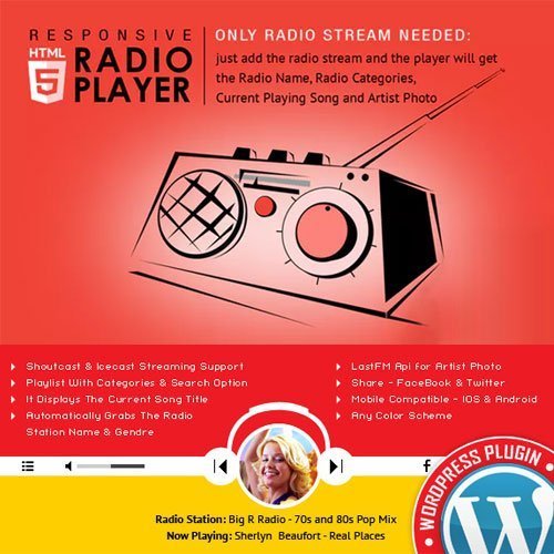 Radio-Player-Shoutcast-Icecast-WordPress-Plugin.jpg Radio Player Shoutcast & Icecast WordPress Plugin - Image 1