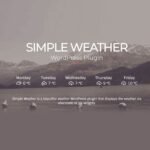 Simple Weather Plugin