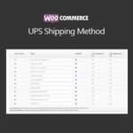 WooCommerce UPS Shipping Method