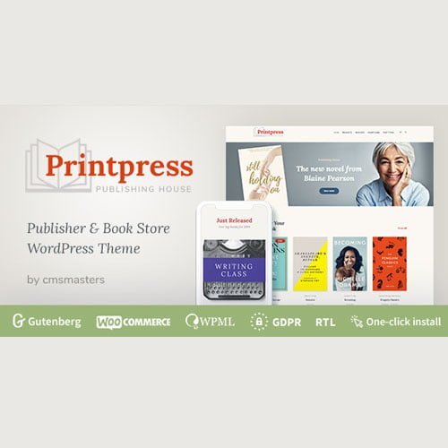 printpress.jpg Printpress - Book Publishing WordPress Theme - Image 1
