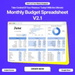 Monthly Budget Spreadsheet